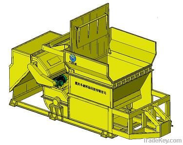 mixed bulky waste crusher