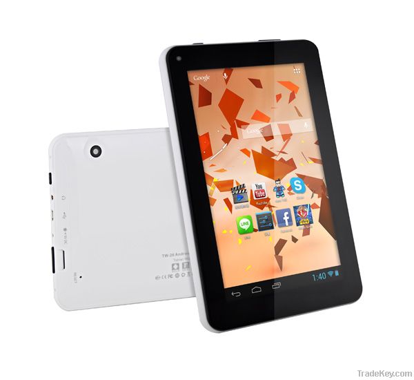 7" quad core tablet pc