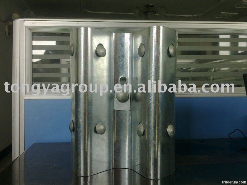 hot dipped galvanized steel crash barrier