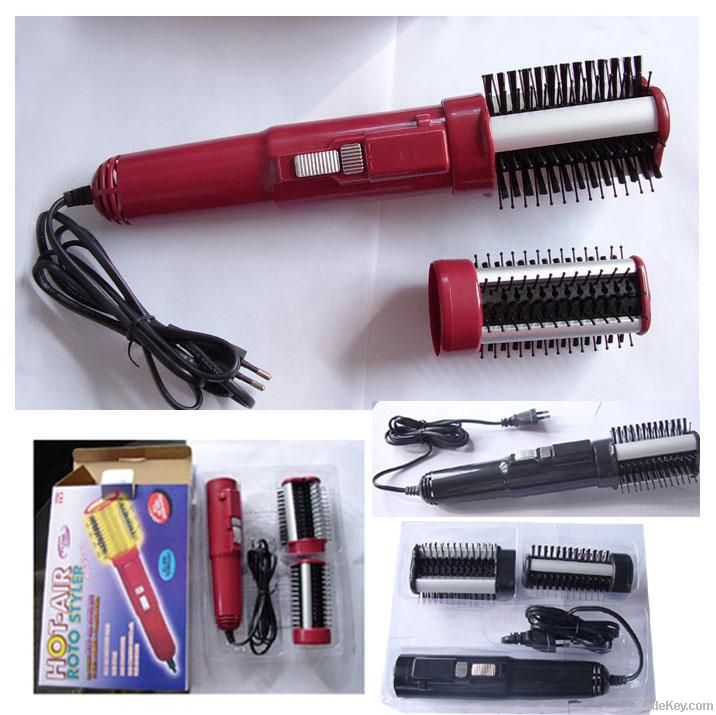 Female professional hair styling brush