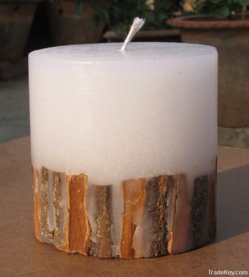 Cinnamon Pillar Candle