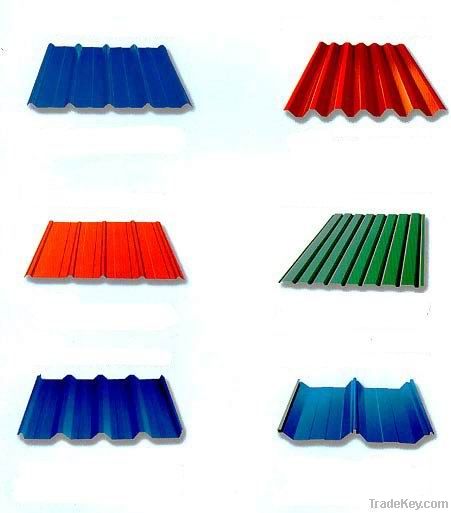 color steel corrugated roofing sheet