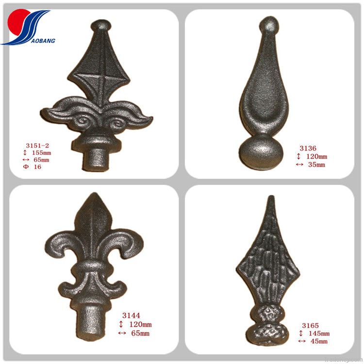 wrought iron spears