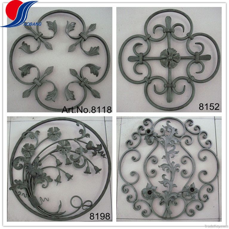 wrought iron rosette