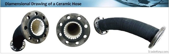 Newly High Wear Resisting Ceramic lined Rubber Hose