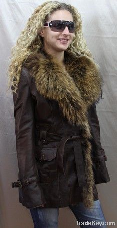 Fashion Genuine Fur Jacket For Women