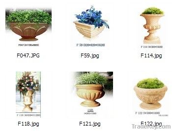 2013 HOT SALE Taper Flower pot(Sandstone)