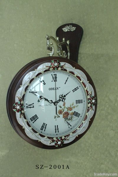 antique wood wall clock(SZ-2001A)