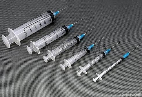 disposable syringe (3parts, luer lock)