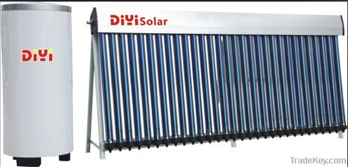 Separated pressurized solar water heater