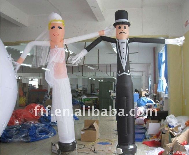 inflatable bridegroom skydancer/ air dancer