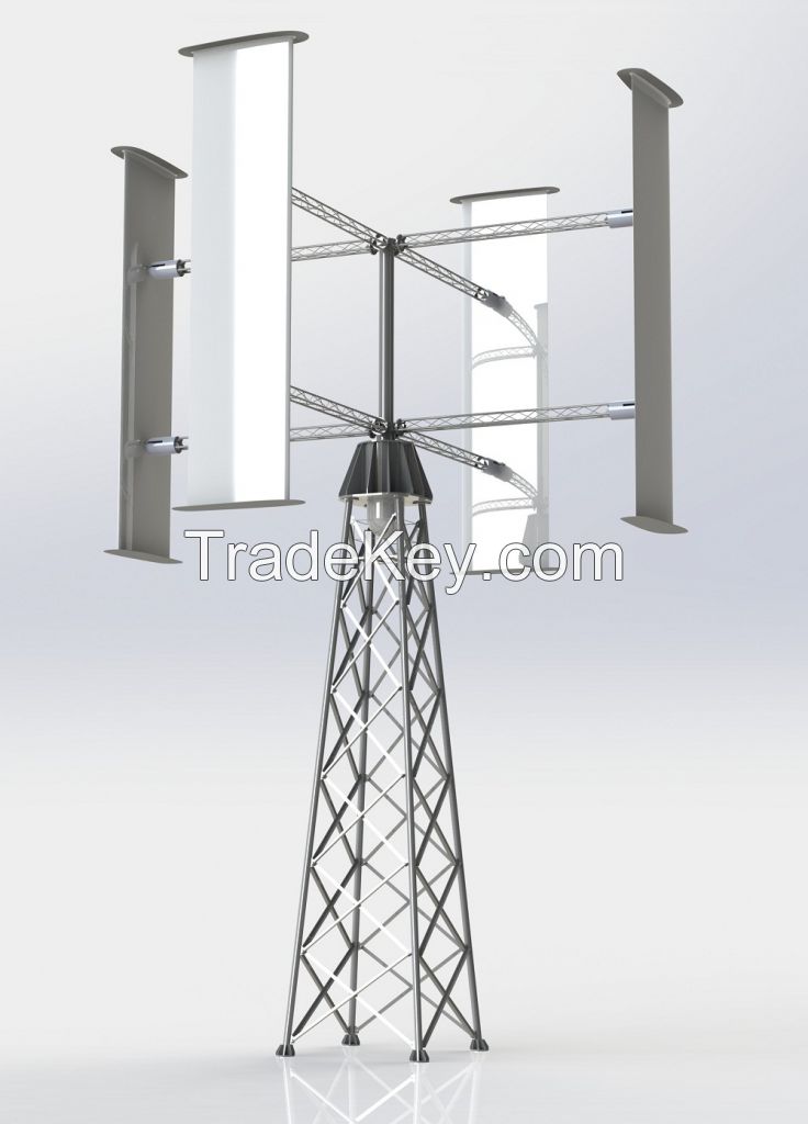 60kw vertical axis wind turbine