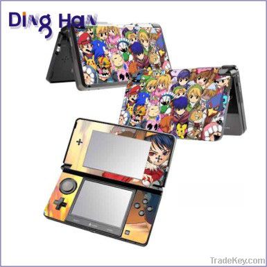 PVC waterproof Skin sticker for branded 3DS console