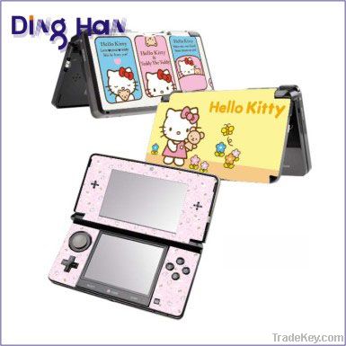 PVC waterproof Skin sticker for branded 3DS console