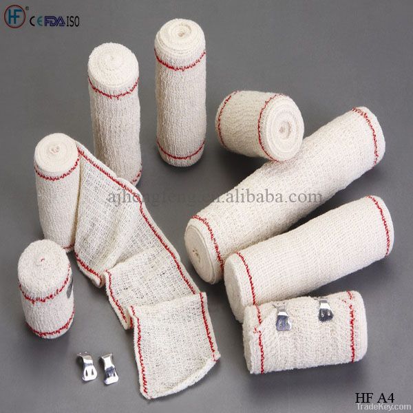 Red(Blue) Thread Elastic Crepe Bandage