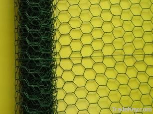 Hexagonal wire netting