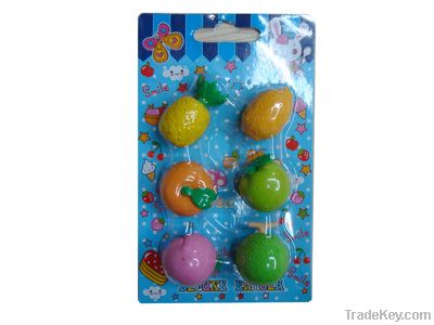 fruit eraser set