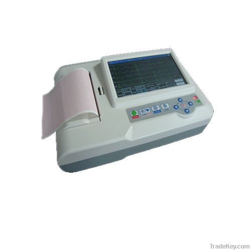 6 channel Touch-Screen Resting EKG/ECG machine Touch-Screen Resting