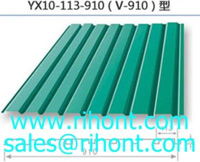 corrugated steel sheet for roof