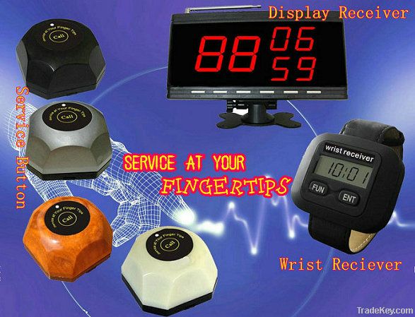 Wireless Calling System for guest call waiters.