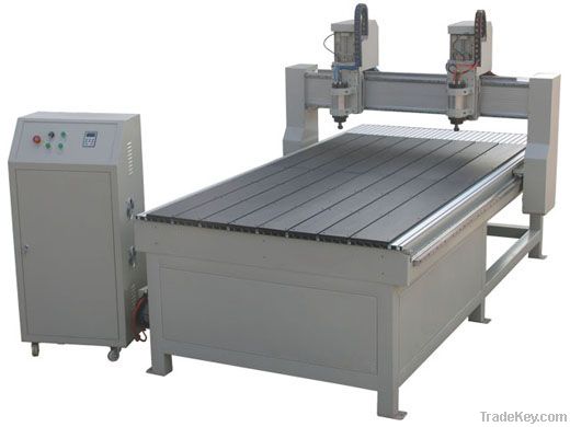 top quality woodworking cnc router BD-1325 with two spindles