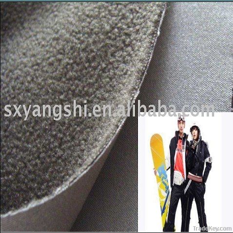 TPU membrane and fleece bonded softshell jackets fabric