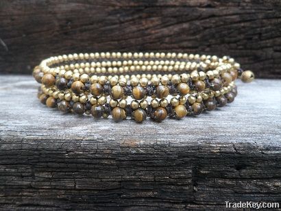Stone Brass Bracelet/Necklace
