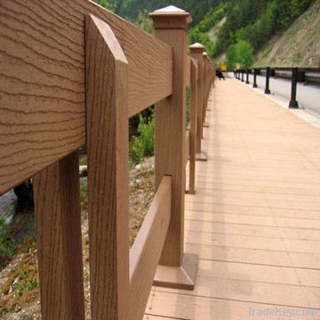 WPC fence_wood and plastic composite barrier_WPC bars