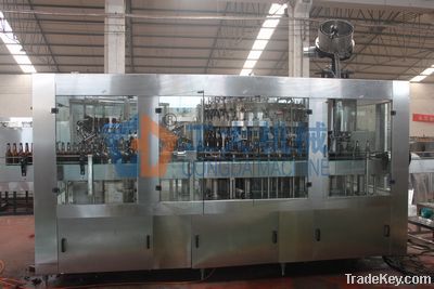 Glass bottle washing filling capping 3-1 monobloc machine for brewery