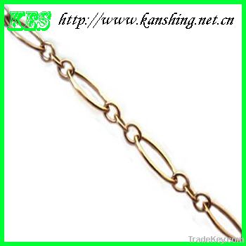 Oval fashion alloy chain