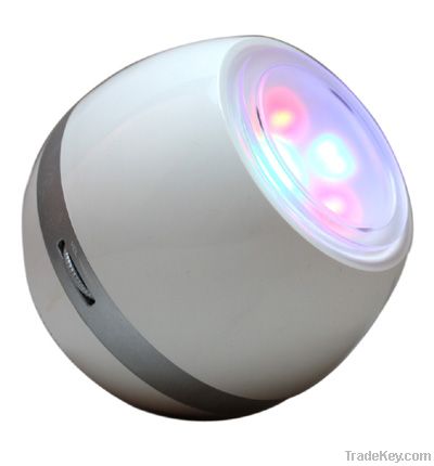2012 New Arrival Rechargeable LED Mood Light Speaker with FM Radio