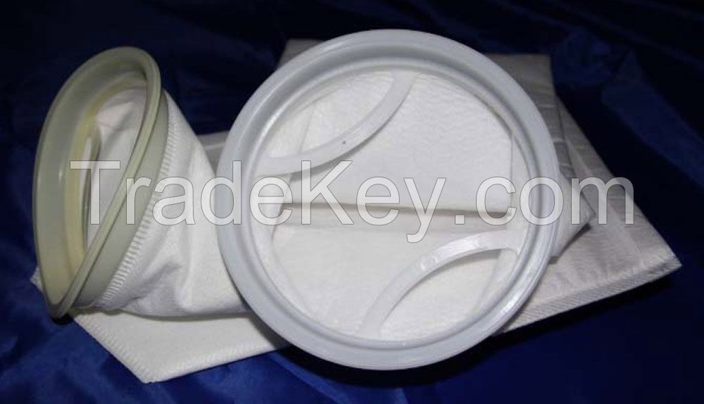 Filter bag for bag filter housing.