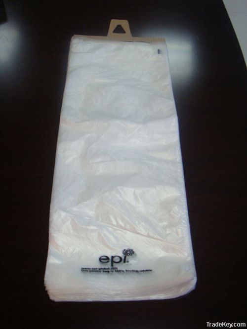 EPI Clear newspaper bag head blocked with paper hang