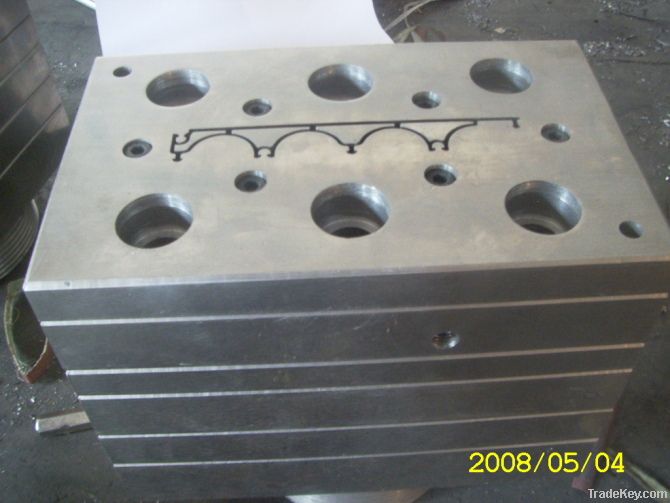 WPC Wave Deck Board Extrusion Mould with Famous Extruder