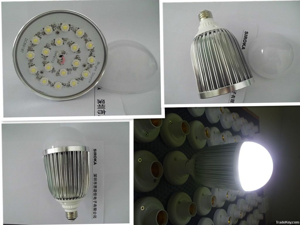 New design High power led light bulb, bulb lamp E27, 18W