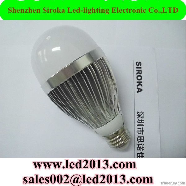 High brightness LED light, 7W led bulb, E27