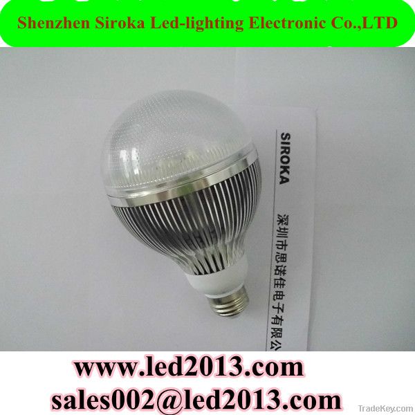 High power LED ball light 12 W , 5 years warrenty