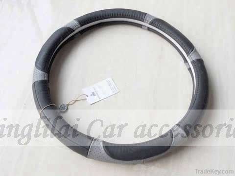 JL-L043leather steering wheel cover