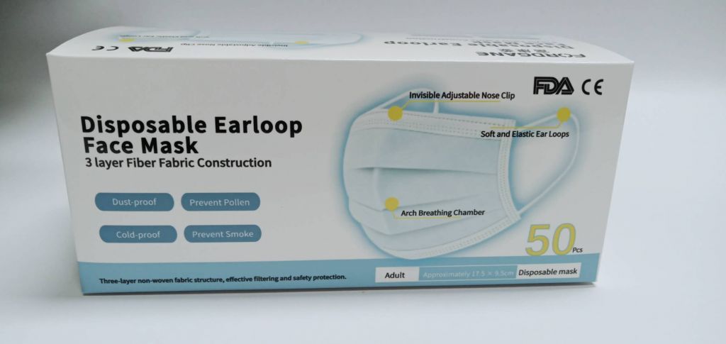 Disposable face medical mask KN95 mask ffb2 ffb3 with CE and FDA certificate