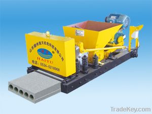 Hollow core slab formimg machines