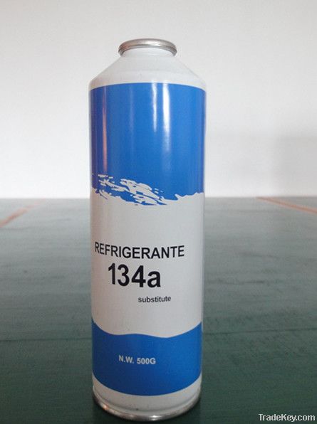 Auto-refrigerant gas R134a small can