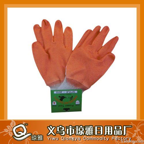 interlock lining knit wrist nitrile coated glove