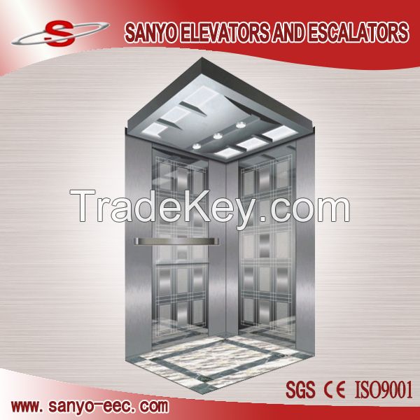 8 Person Lower Noise Residential Elevator 
