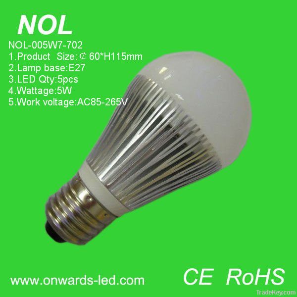 High Quality LED Bulb with E27
