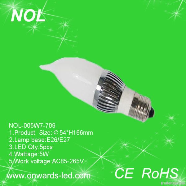 5W High Quality E27 LED Bulb NOL-005W7-709