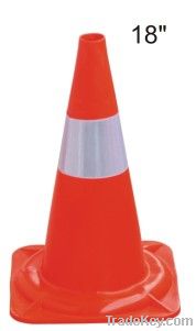 PVC Traffic Reflective Cone 45cm Lighter