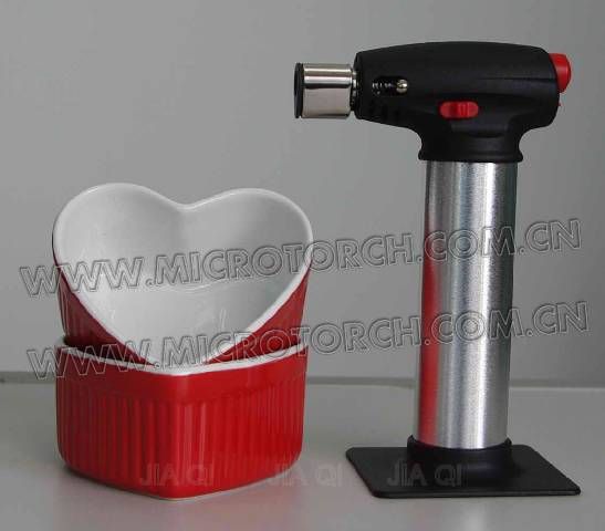 CREME BRULEE TORCH WITH HEART BOWL MT9010s