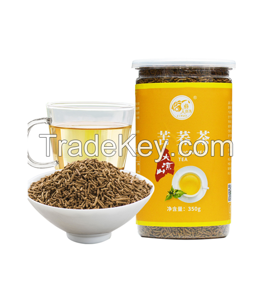 free shipping organic buckwheat granule tea with tiny with tin package tartary king of the coarse food grain good for Diabetes