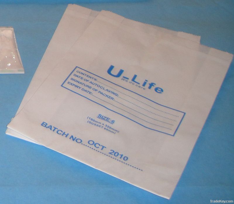 Sterilization medical paper bag &