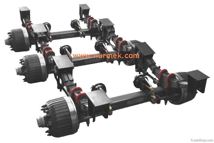 10 Bolts Mechanical Suspension Axle